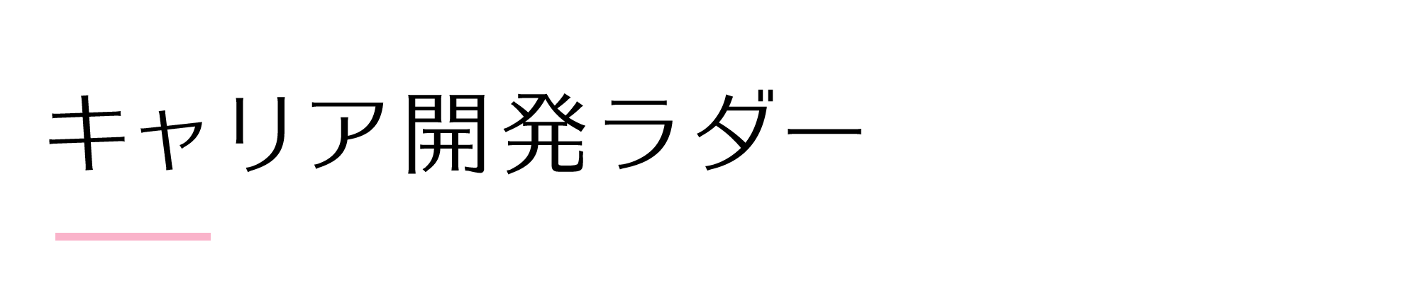 キャリア開発ラダー