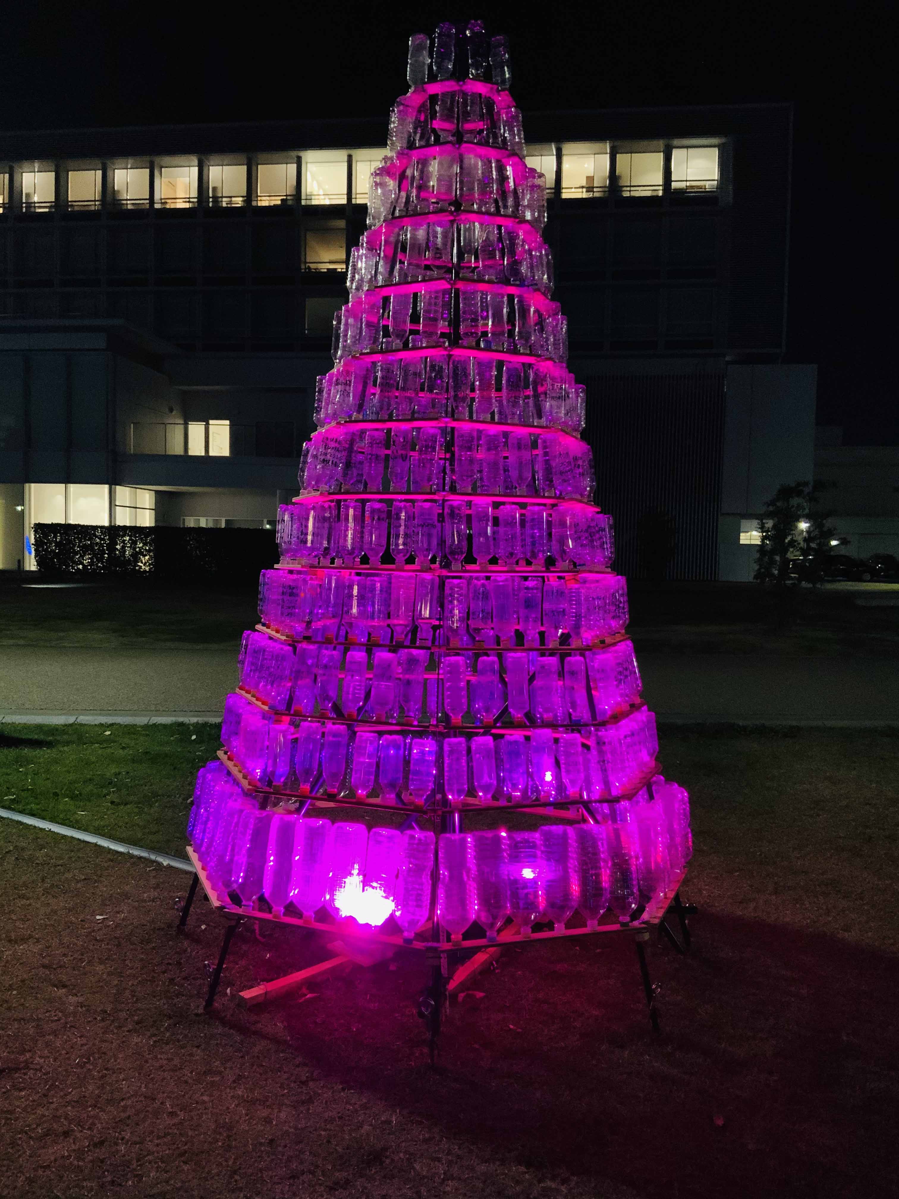 文化の丘公園のメッセージボトル